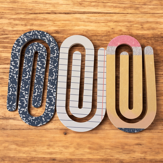Jumbo Paperclips | School Themed Paperclips | Teacher Appreciation Gift | Paperclip Gift | Teacher Organization | Teacher Appreciation Week