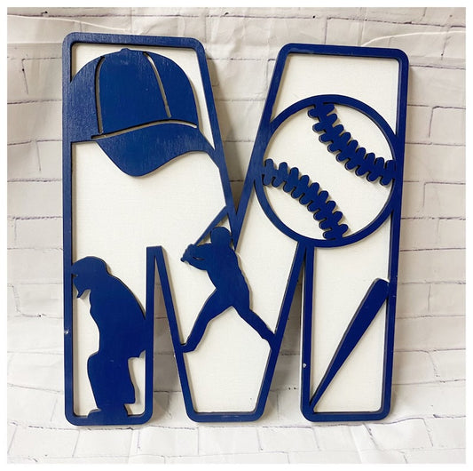 Baseball Custom Layered Name Sign for Nursery, Kids’ Room, Decor