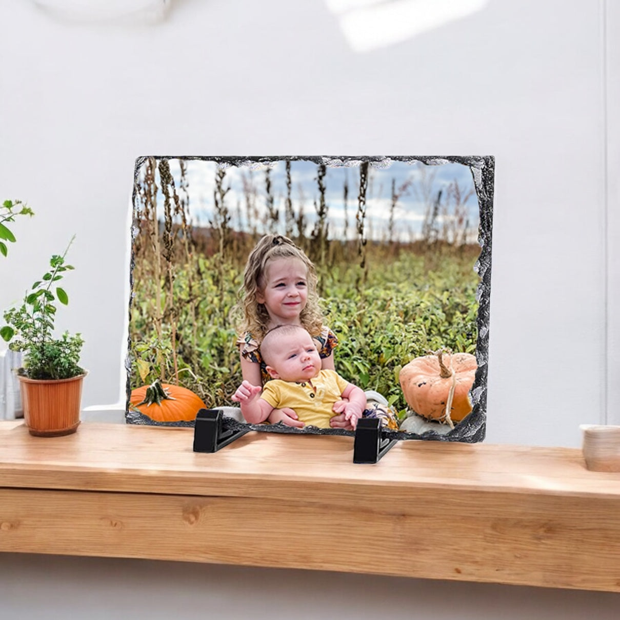 Photo Slate with Stand- Rectangle