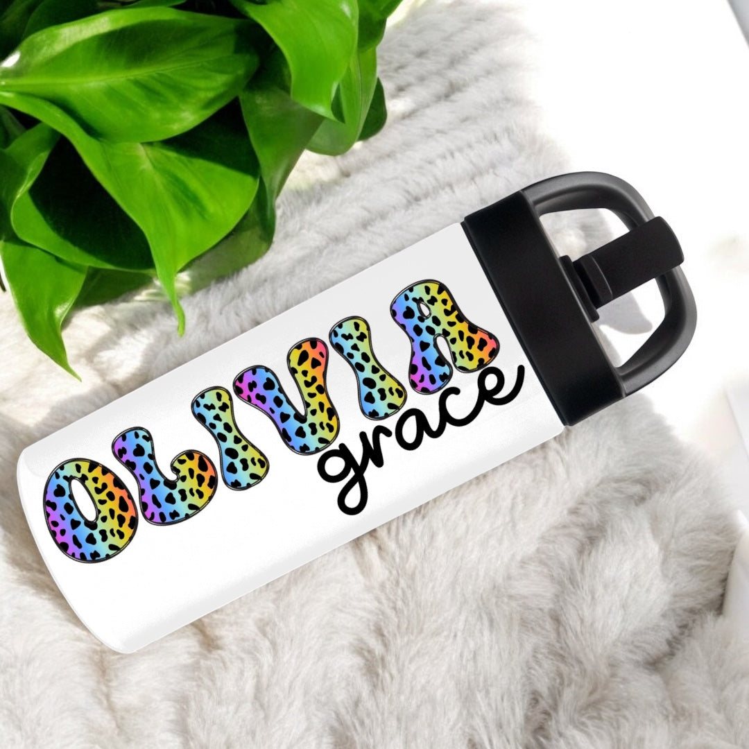 Personalized Kids Name Sports Water Bottle | Water Bottles for Kids | Water Bottles for Sports | Perfect for Children