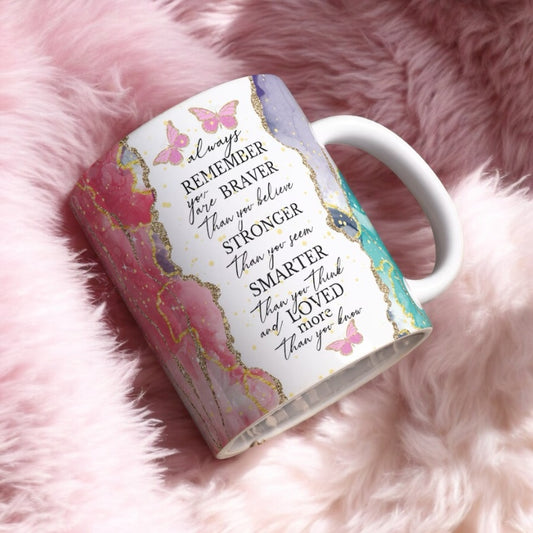 Self-Love Daily Affirmations Inspirational Sayings 15oz Mug