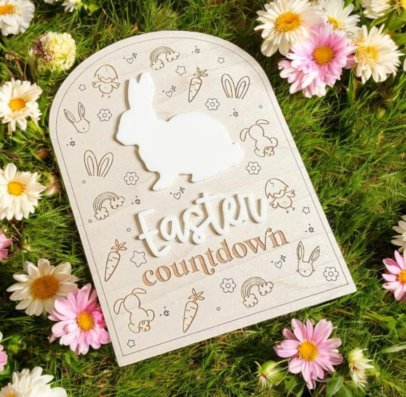 Countdown To Easter Dry-Erase Sign