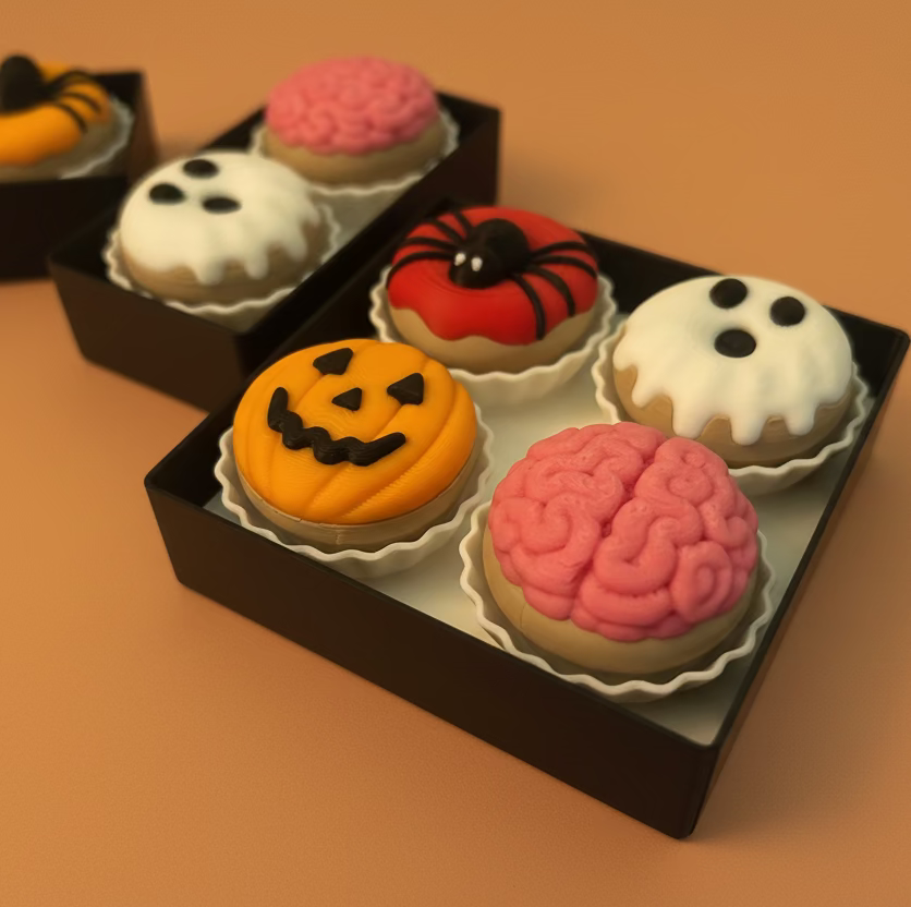 Halloween Donut Box Clicker - 1 Donut