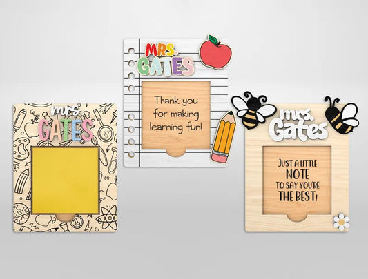 Teacher Post-It Note Holder | Teacher Appreciation Gift