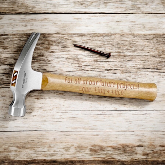 For All of Our Future Projects Custom Engraved Hammer for Father’s Day, Birthday, Gifting