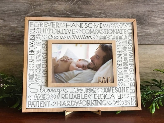 Dad Appreciation Words Father’s Day Picture Frame