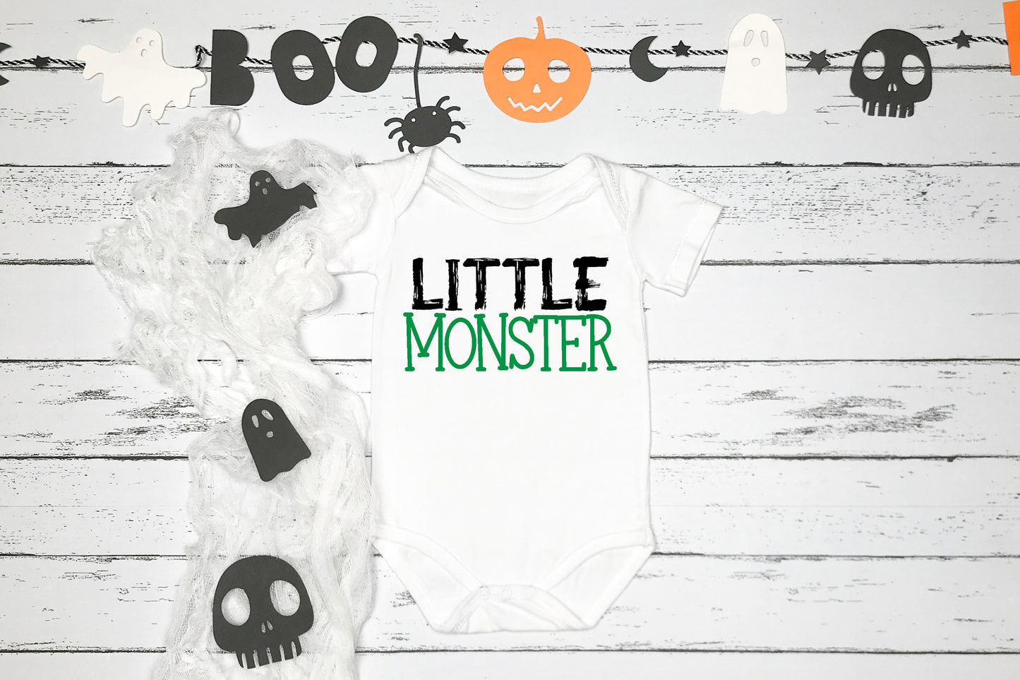 Sibling Matching Little Monster T-Shirts