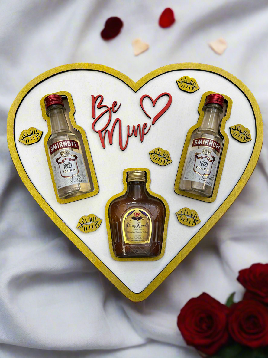 Valentine’s Heart Gift Box of Spirits