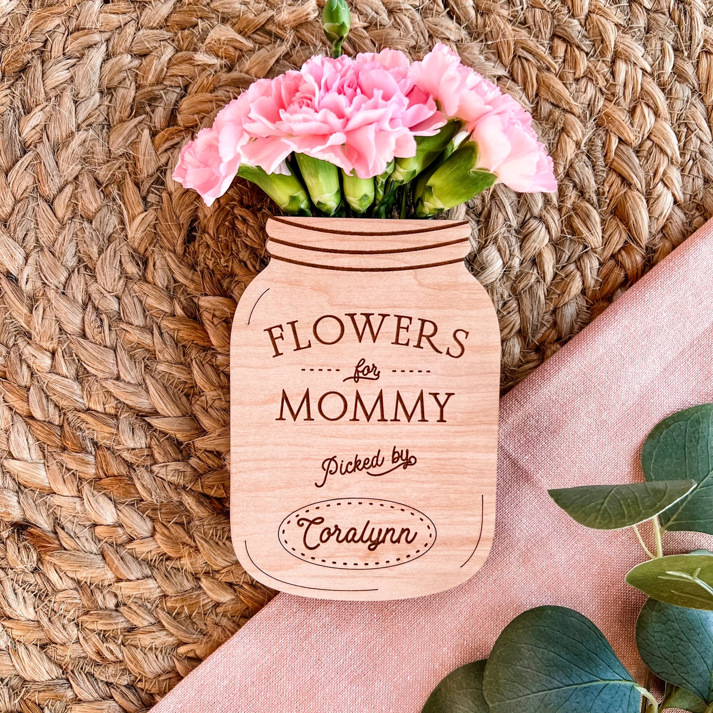 Flowers for Mom | Fridge Magnet Flower Holder