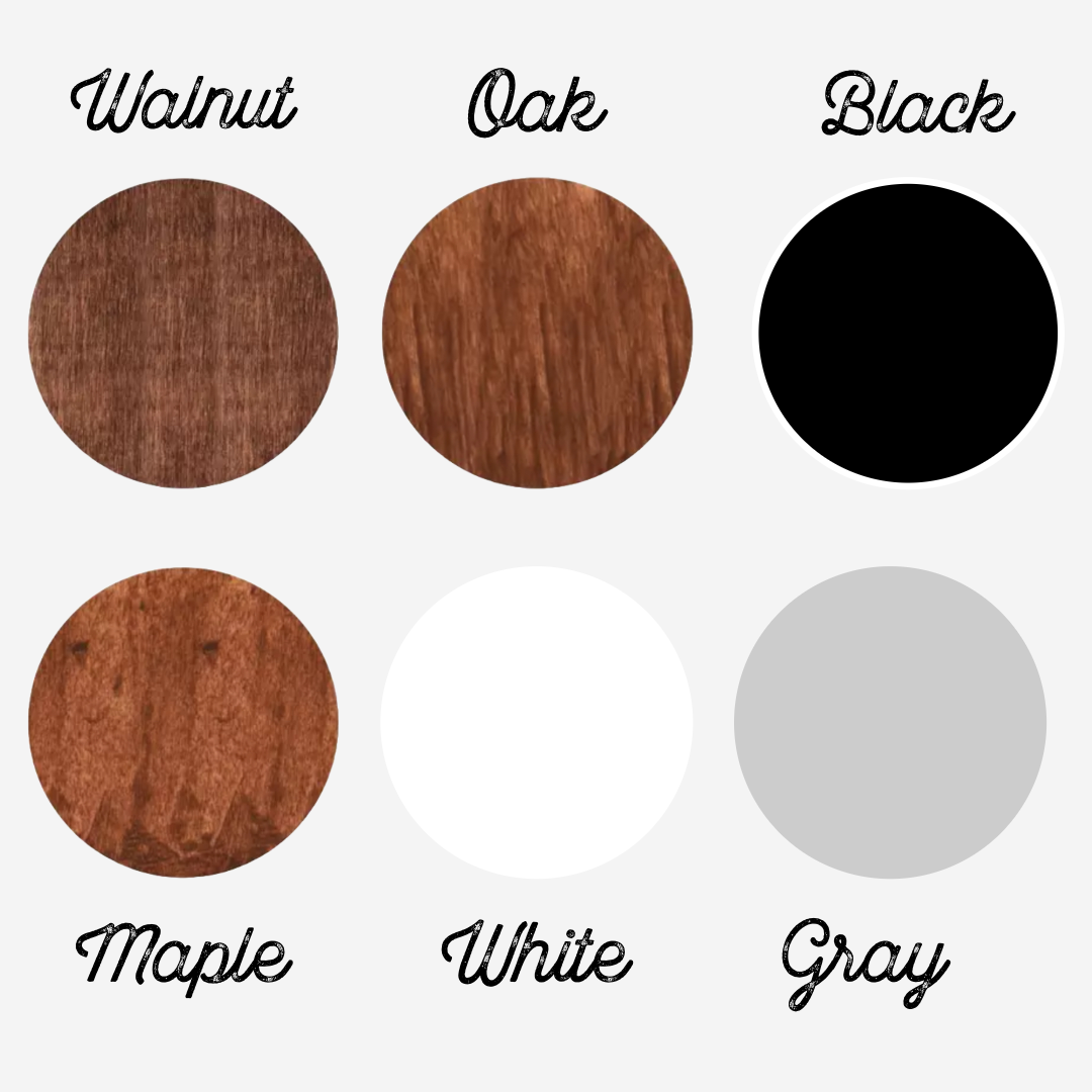 Wooden Wedding Album Signature Guest Book