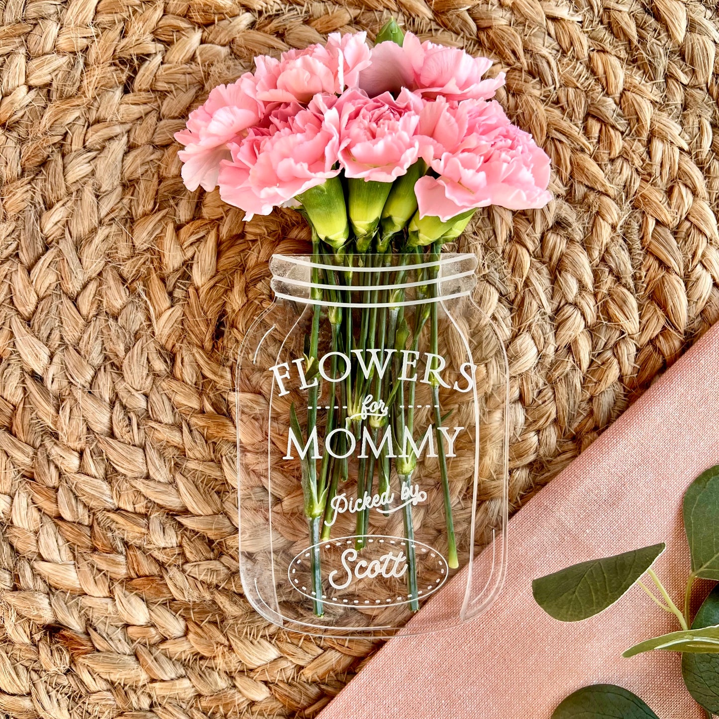 Flowers for Mom | Fridge Magnet Flower Holder
