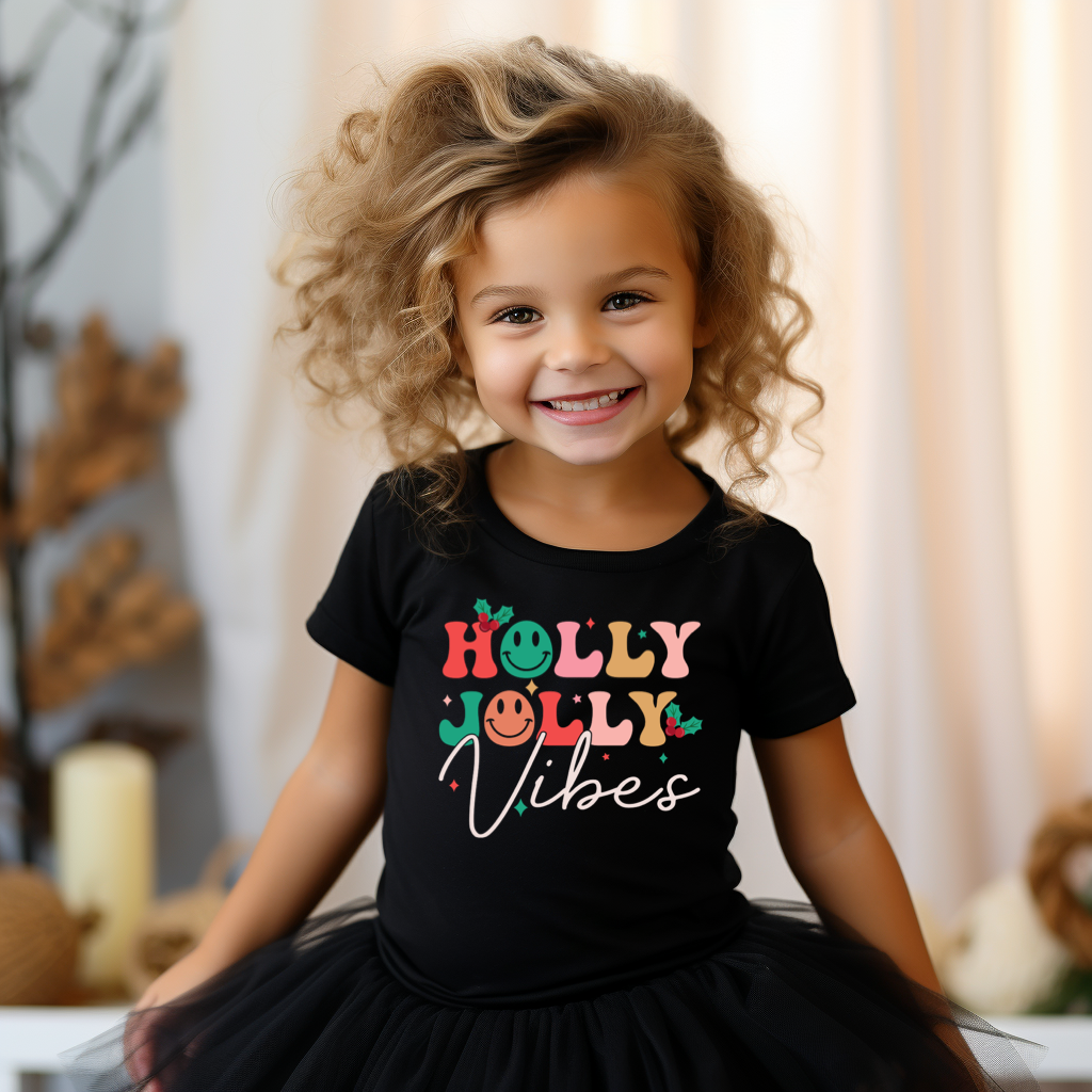 Holly Jolly Vibes Graphic Tee