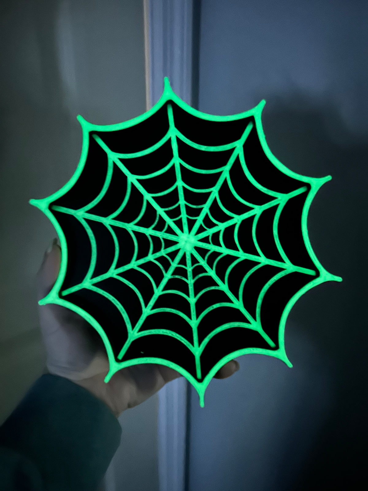 Spider Web Trinket Tray - Glow in the Dark