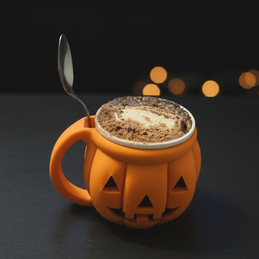 Jack-O-Lantern Ice Cream Pint Holder with Spoon Slot