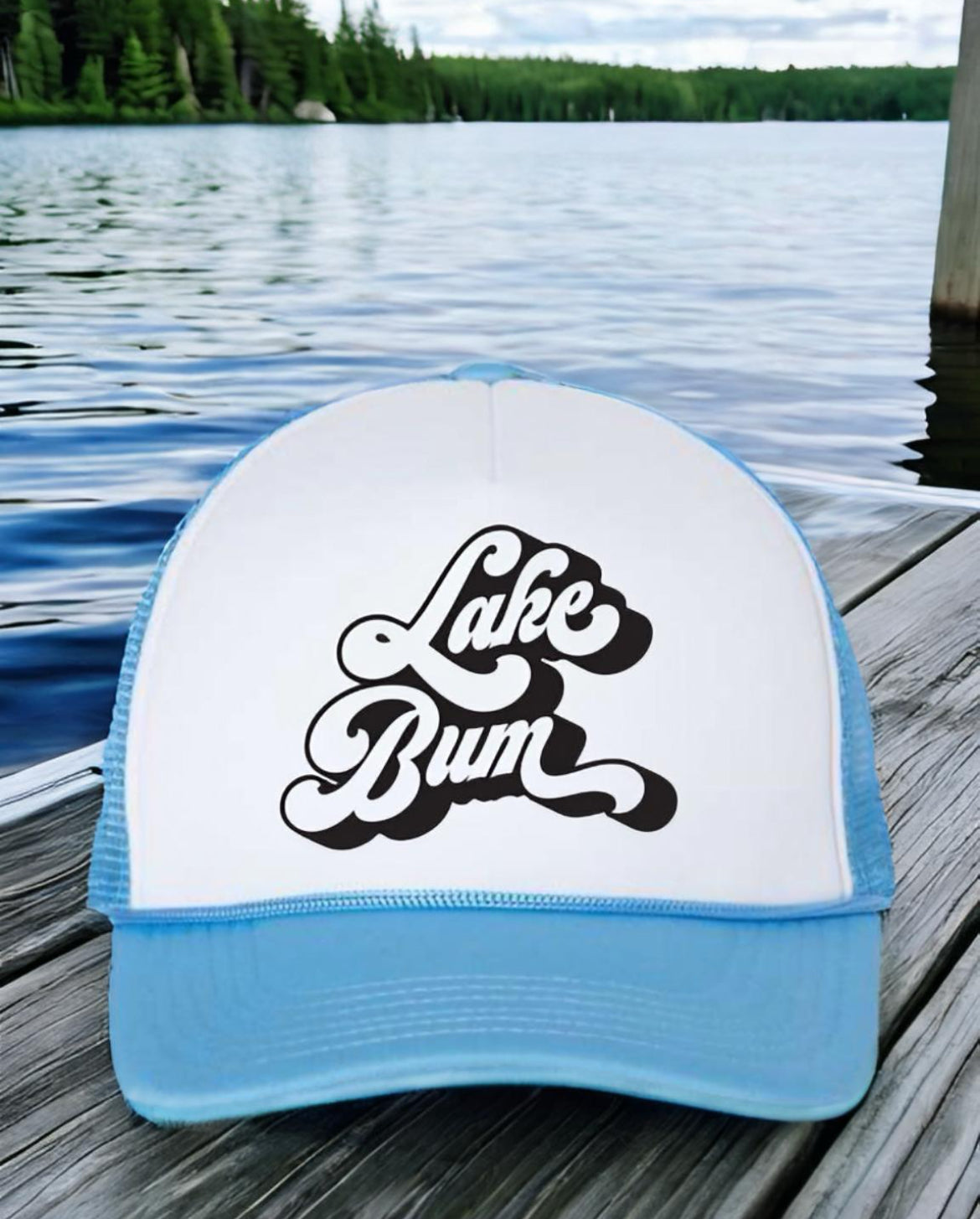 Lake Bum Trucker Hat