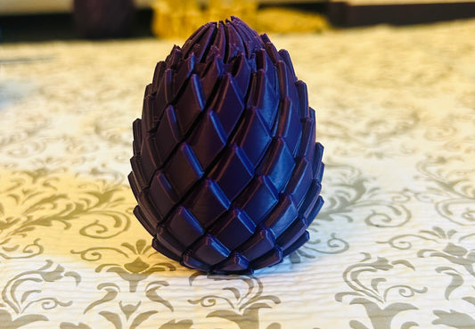 Twisty Mini Dragon Egg Fidget - Purple