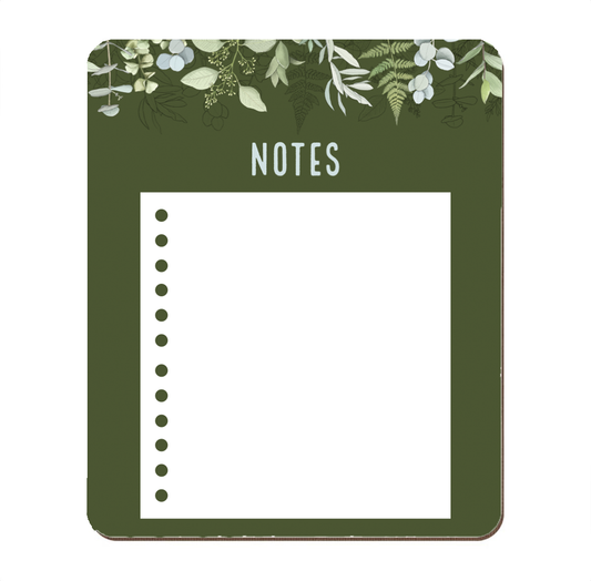 Greenery Notes Dry Erase Board