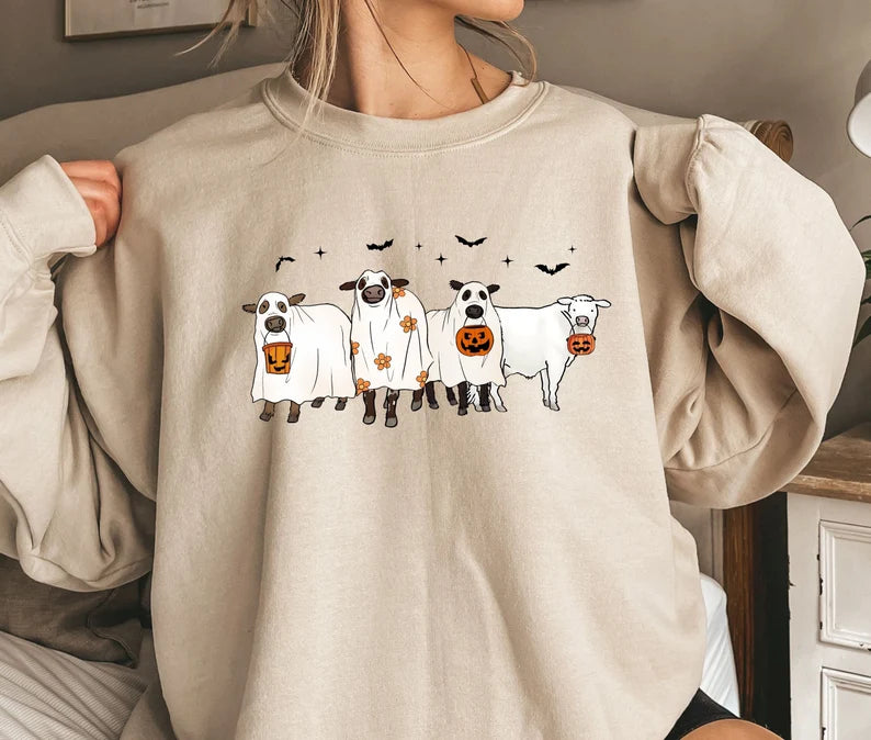 Cow Ghosts Pullover