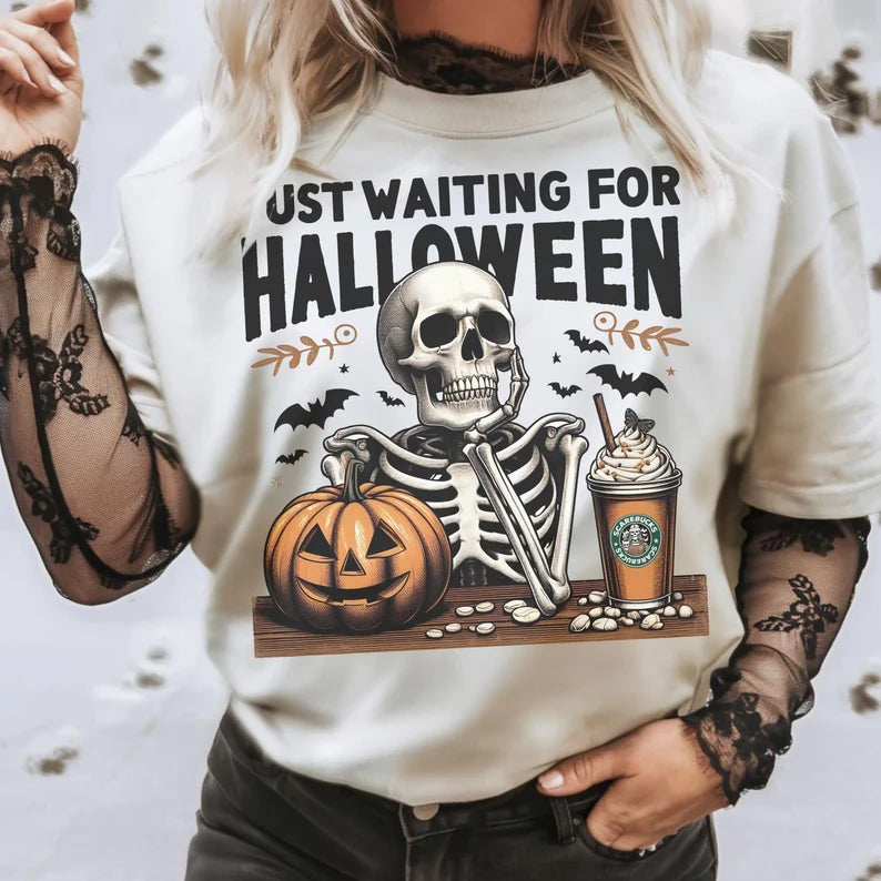 Just Waiting For Halloween Tee