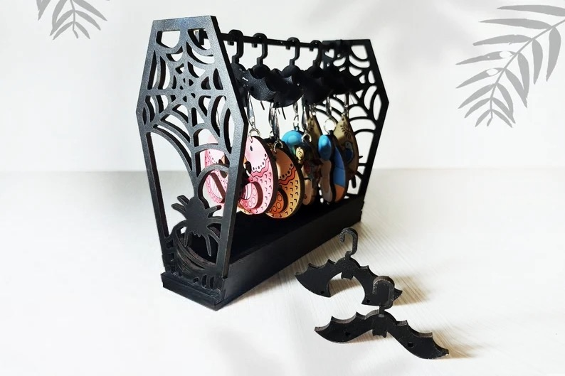 Halloween Bat Earring Rack