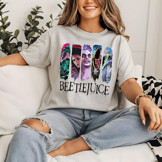 Beetlejuice Character Themed Halloween Tee