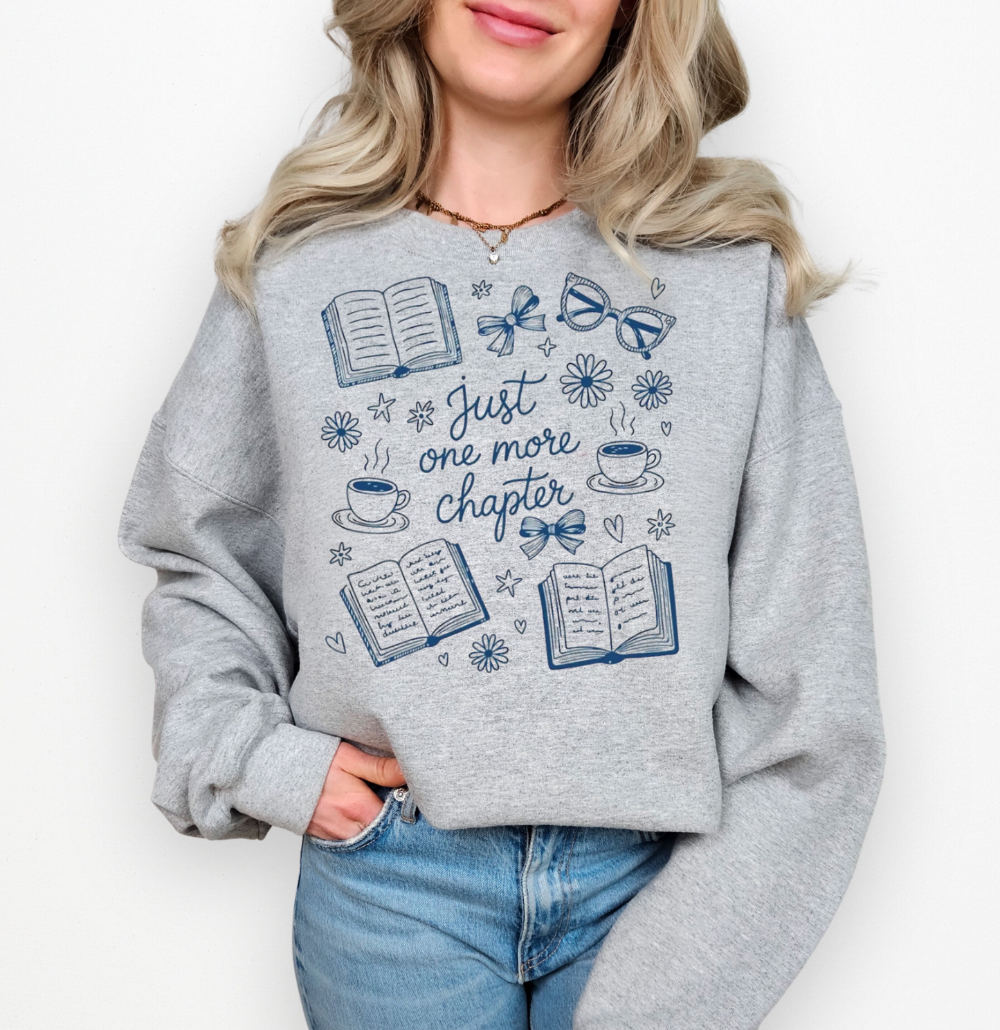 Just One More Chapter Book Lover Pullover