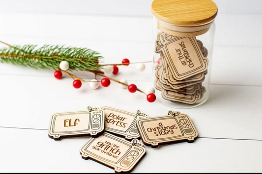 Christmas Movie Tokens Bag