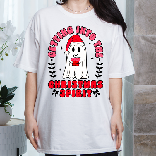 Getting Into The Christmas Spirit Christmas Tee