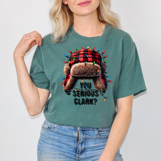 You Serious Clark Eddie’s Hat Christmas Vacation Tee