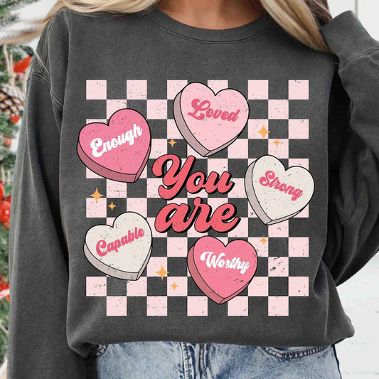 Self Love Candy Hearts Pullover