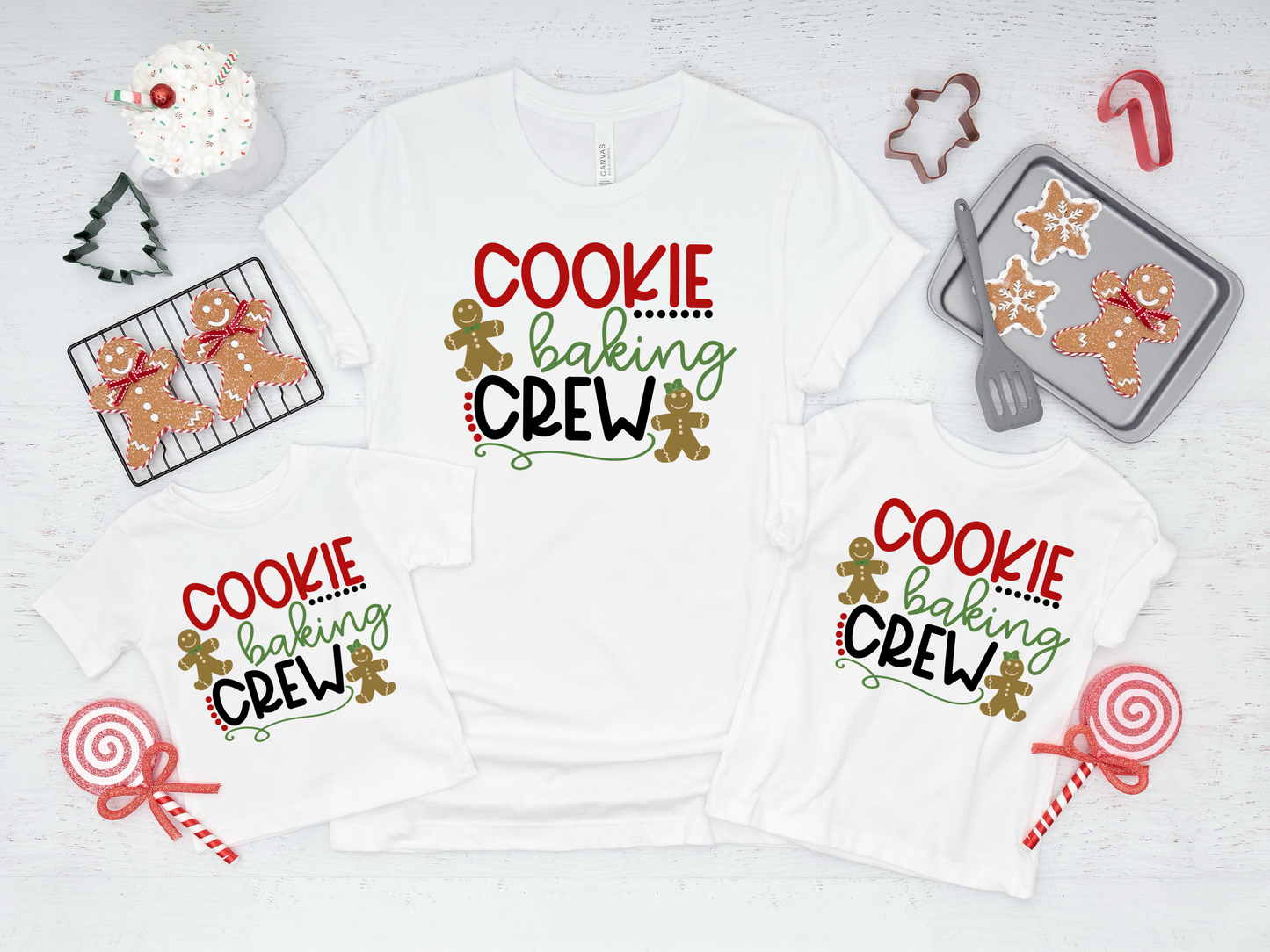 Kids Cookie Baking Crew Graphic Tee