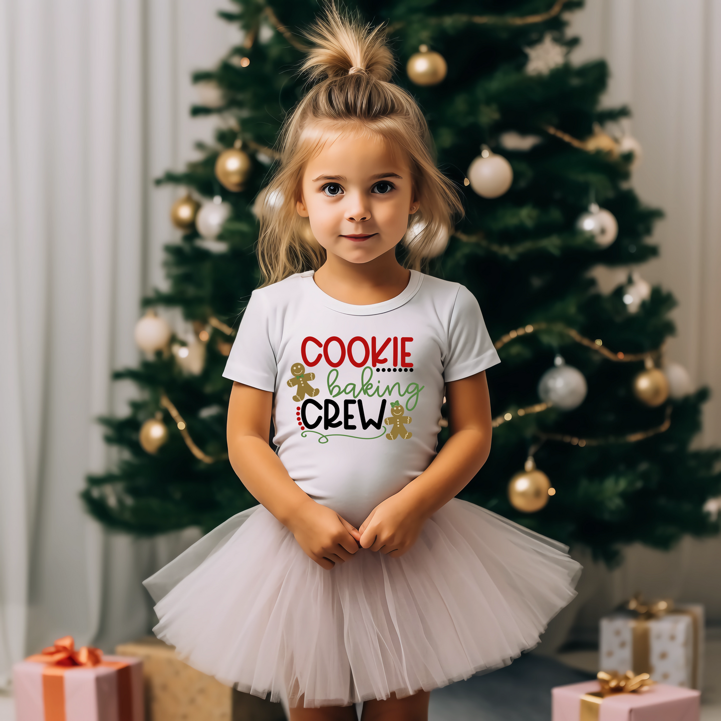 Kids Cookie Baking Crew Graphic Tee