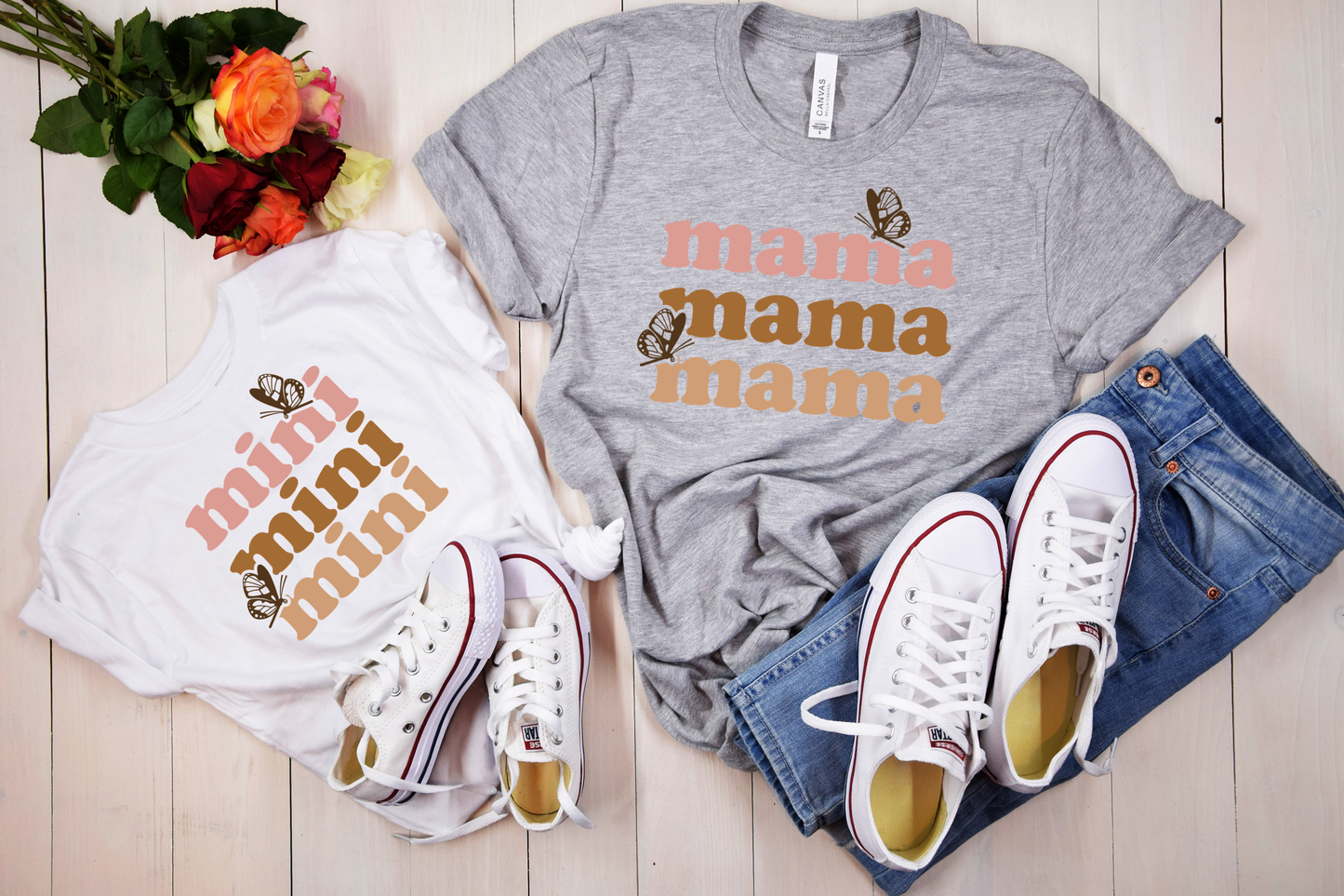 Mama & Mini Butterfly Matching Tees