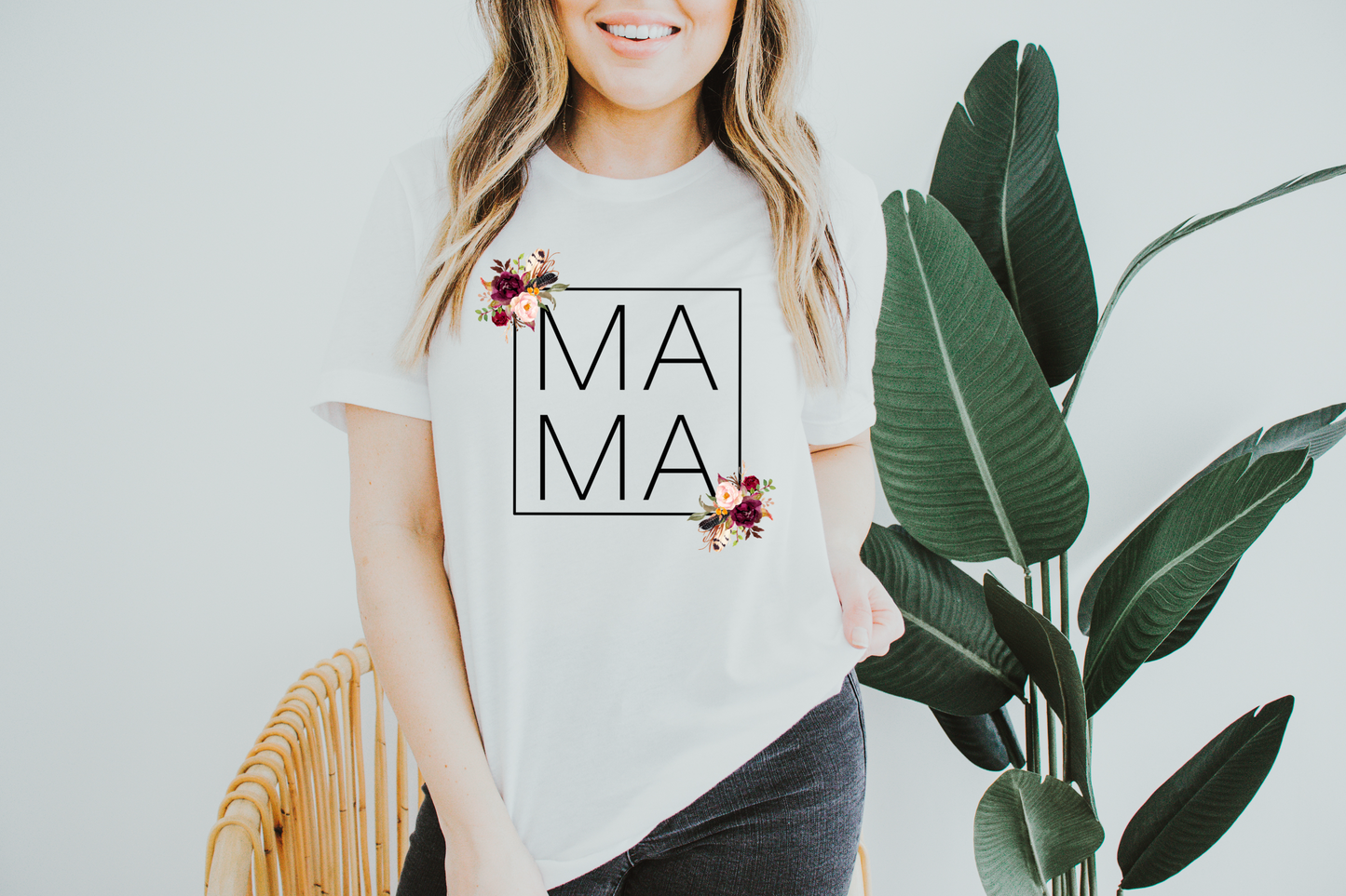 Mama Floral Tee