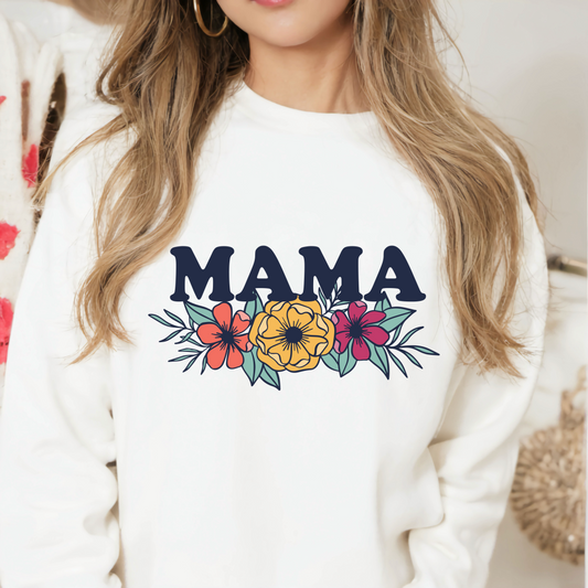 Mama Floral Sweatshirt