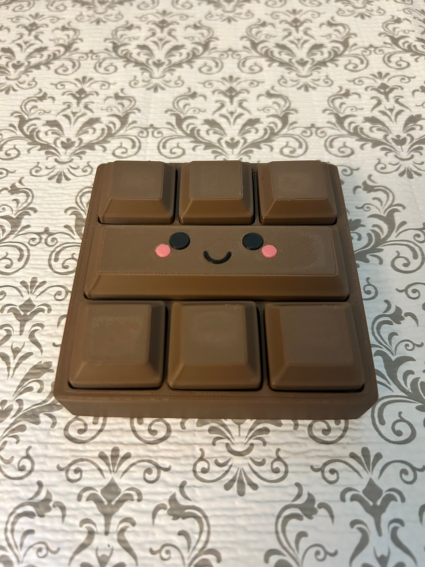 Cute Chocolate Bar Fidget Clicker - 8 Buttons