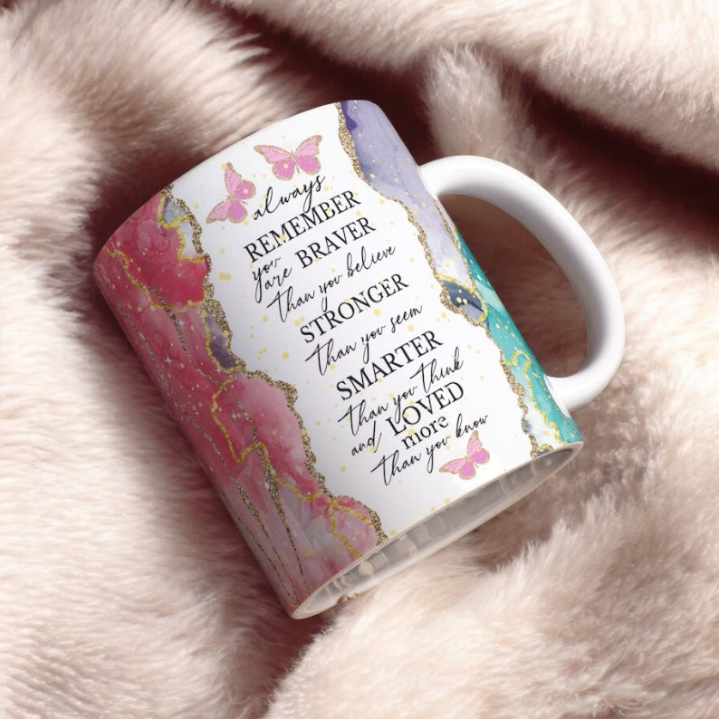 Self-Love Daily Affirmations Inspirational Sayings 15oz Mug