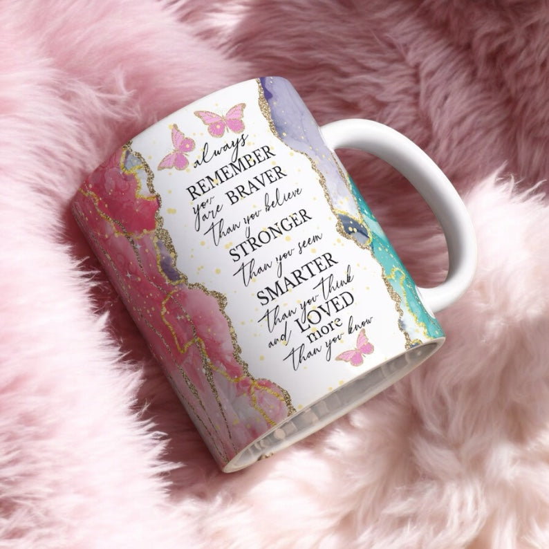 Self-Love Daily Affirmations Inspirational Sayings 15oz Mug