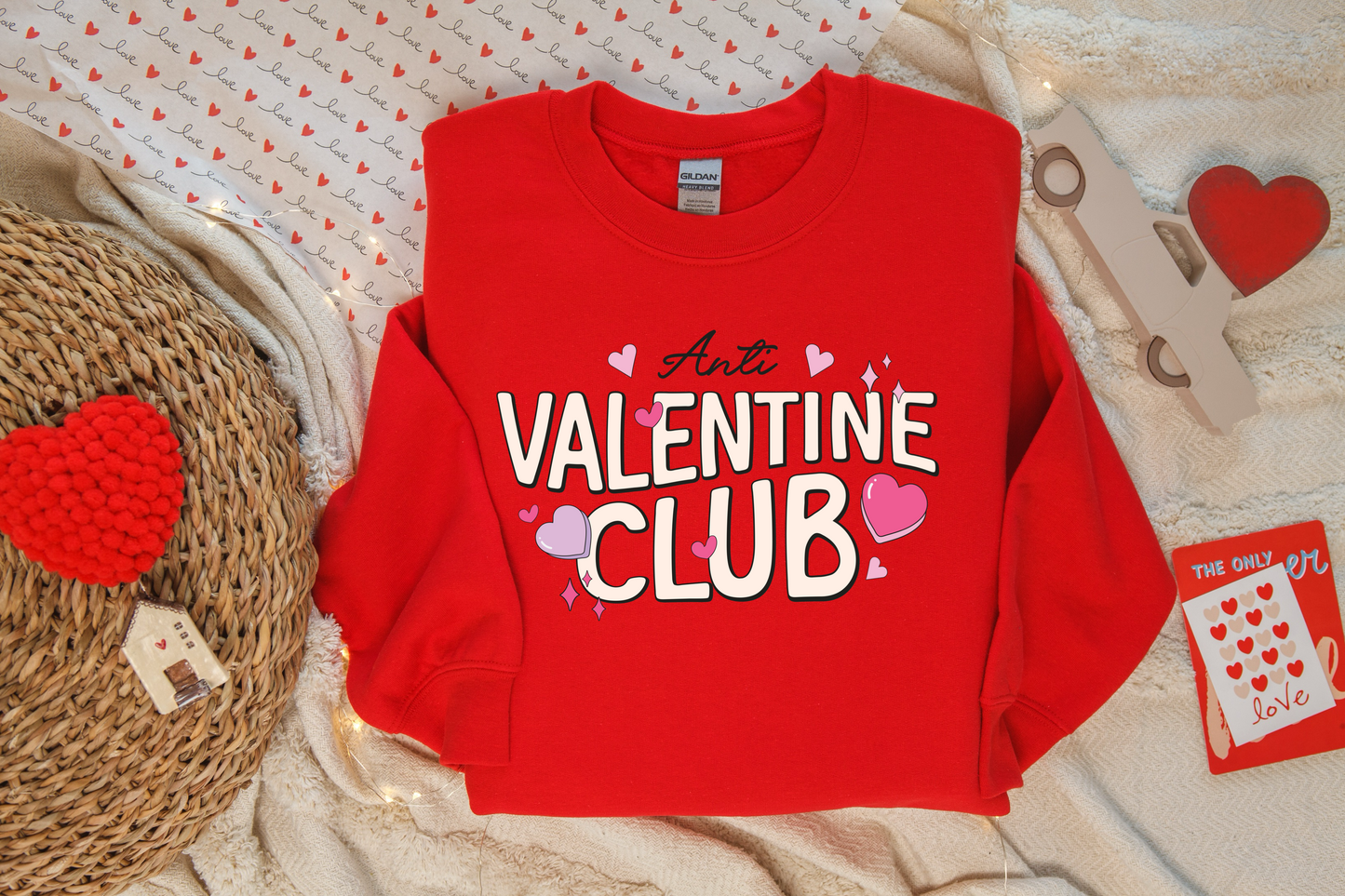 Anti-Valentine Club Pullover