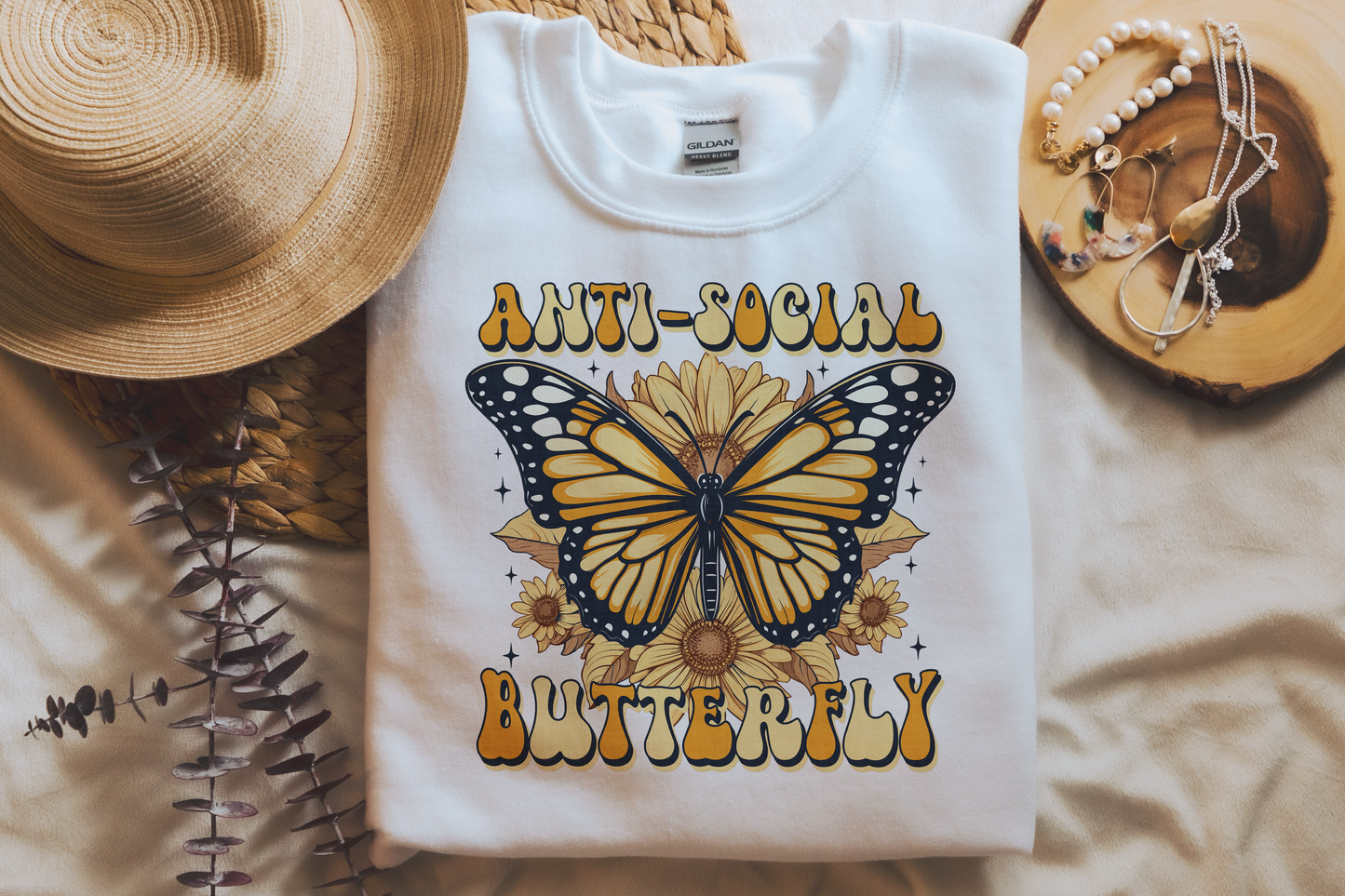 Anti-Social Butterfly Pullover