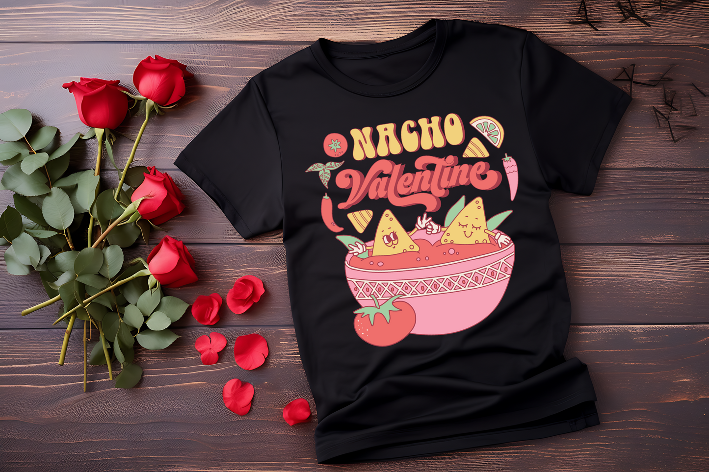 Nacho Valentine Funny Tee