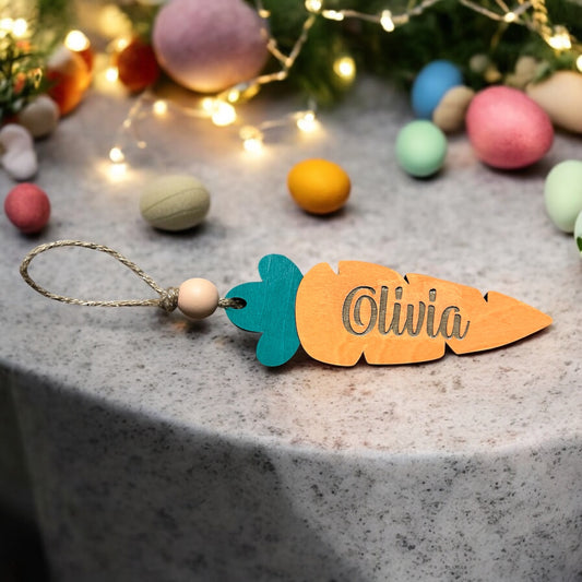 Carrot Personalized Easter Tags