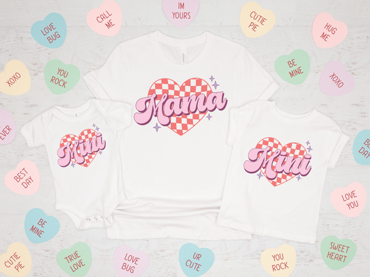 Mama Matching Valentine Tee