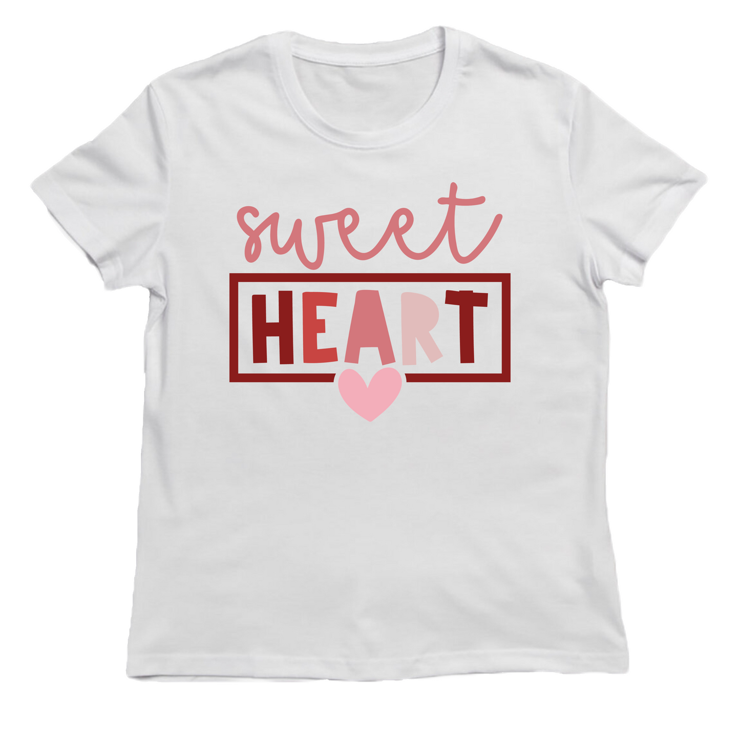 *BOGO OFFER* Toddler & Kids’ Valentine’s Day T-Shirt (White) - 10 Designs