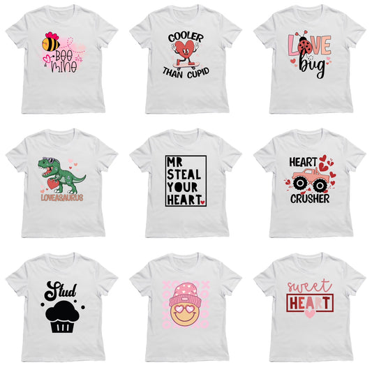 Baby, Toddler & Kids’ Valentine’s Day T-Shirt - 10 Designs