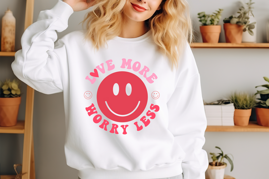 Love More Worry Less Pullover