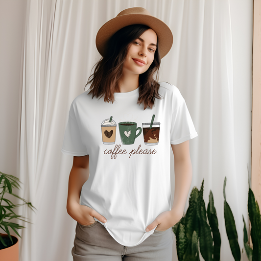 Coffee Please Tee