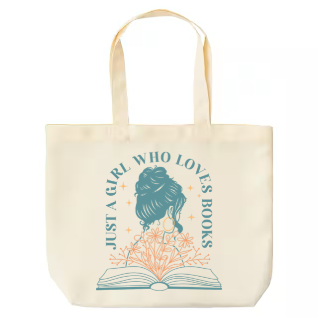 Just A Girl Who Loves Books Tote Bag