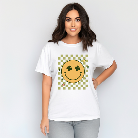 Shamrock Smiley Tee