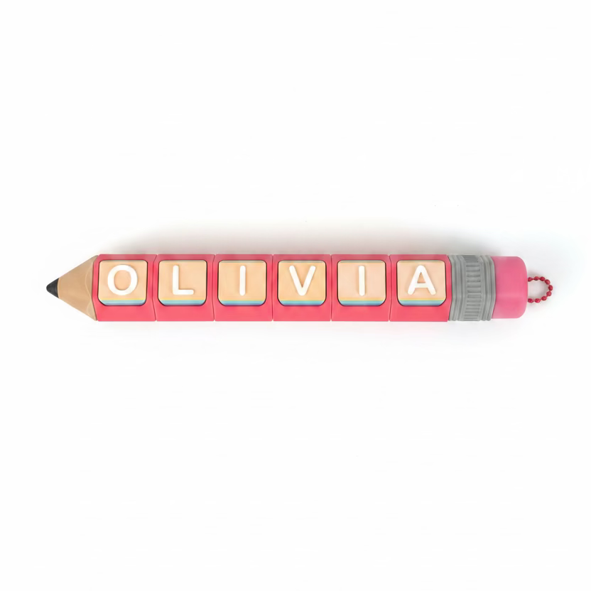 Personalized Pencil Clicker Fidget Toy